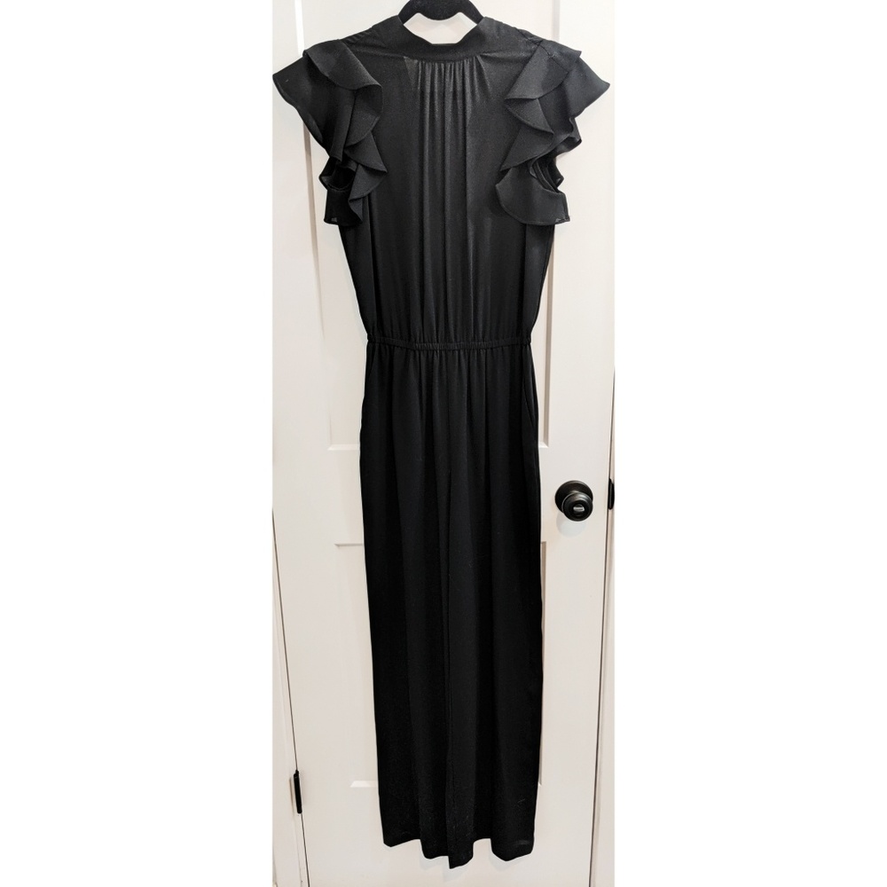 [1. State] Sheer Jumpsuit with Bow | Revolve NWOT